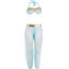 Indische Dessous Set Blau S/M