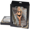 Set Due Pezzi Reggiseno Trasparenze E Stringhe S/M