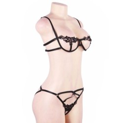 Set Due Pezzi Reggiseno E Perizoma String L/Xl