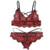 Ensemble Deux Pièces Top Et Culotte Dentelle S/M