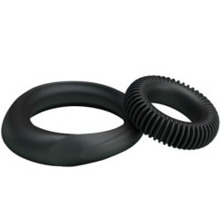 Kit 2 Anneaux Silicone Ring Manhood