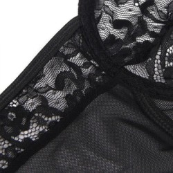 Teddy ar Mežģīņu un Siksniņu Detaļām Melnā krāsā L/Xl