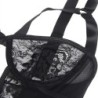 Teddy Com Liga Detalhe Rendas E Tiras Preto S/M
