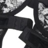 Teddy Com Liga Detalhe Rendas E Tiras Preto S/M