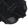 Teddy med Strømpebånd Detalje Stropper Bryst Sort L/Xl
