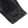 Teddy avec Jarretière Détail Bandes Poitrine Noir S/M