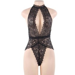 Teddy Spitze Tiefer Ausschnitt L/Xl