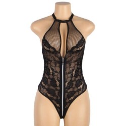 Teddy nėriniuotas gėlėtas užtrauktukas L/Xl