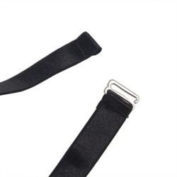Przezroczysta Sukienka z Dekoltem typu Halter Czarna L/Xl