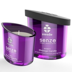 Senze Divinity Bougie de Massage - Pamplemousse, Palmarosa, Petitgrain