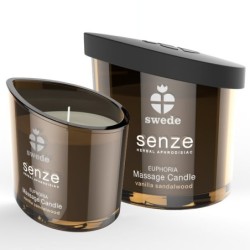 Senze Euforia Massage Lys - Vanilje, Sandeltræ