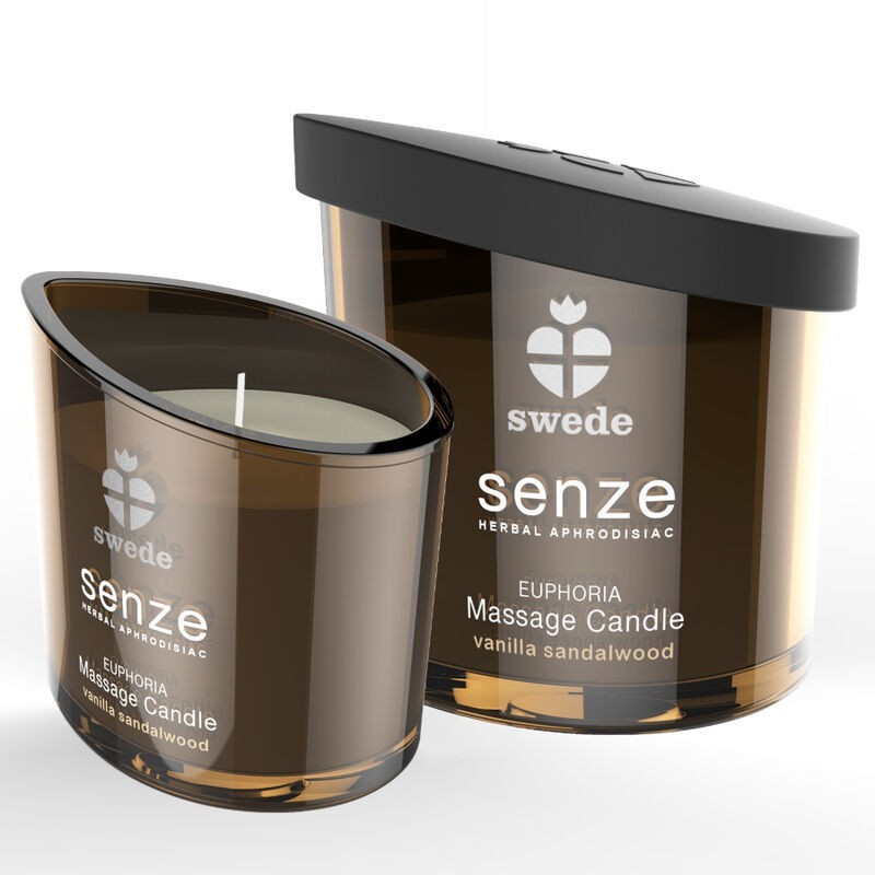 Senze Euforia Bougie de Massage - Vanille, Santal