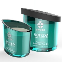 Senze Tranquility Massage Ljus - Mynta, Ros, Apelsin