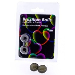 Brazilian Balls Gels Aizraujošs Efekts More Flavour 2 Bumbiņas