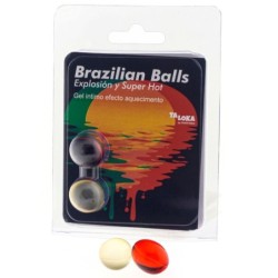 Brazilian Balls Gel Excitante Efeito Super Quente 2 Bolas