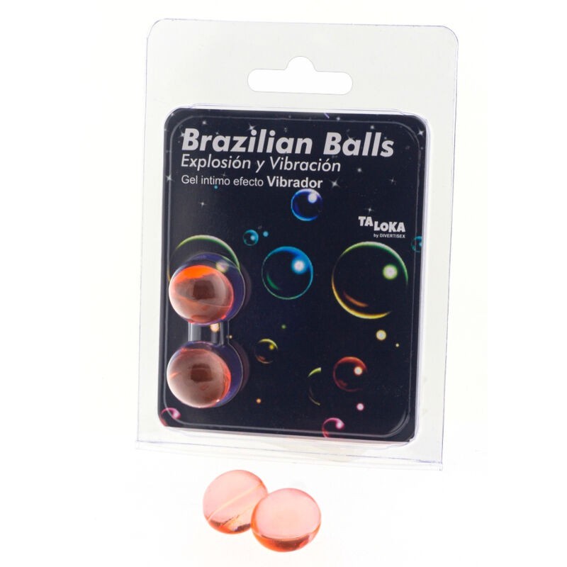 Brazilian Balls Gel za Vznemirjenje z Vibracijskim Učinkom 2 Kroglici