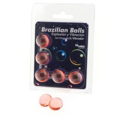 Brazilian Balls Gel za uzbuđenje Vibracijski učinak 5 Kuglica