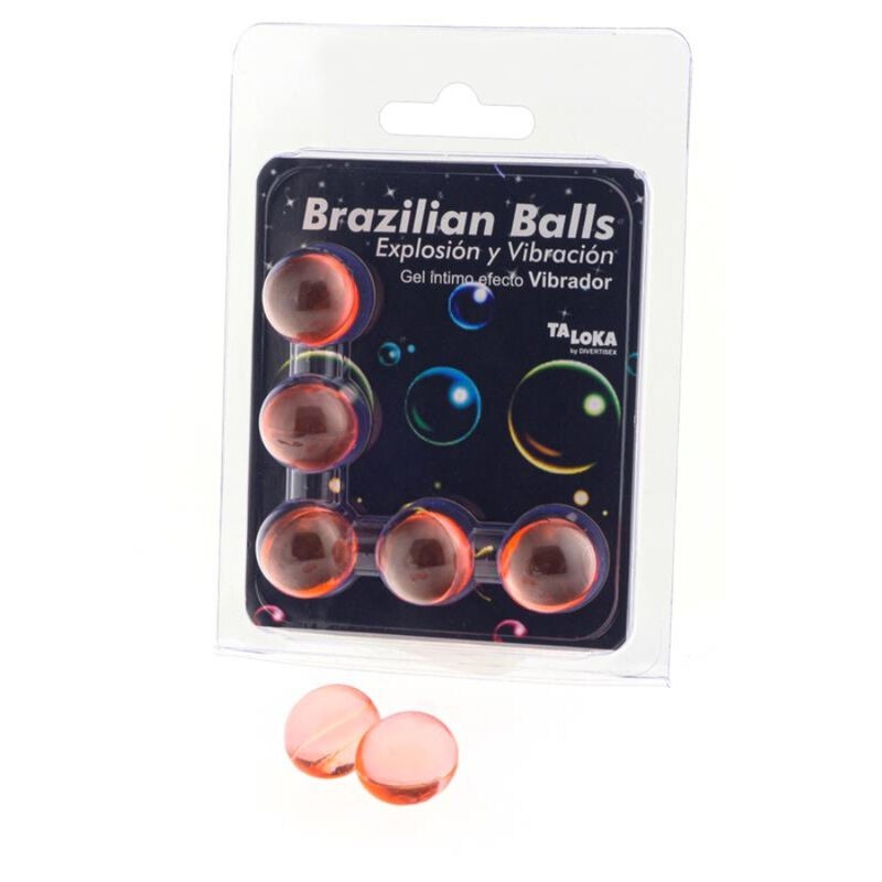 Brazilian Balls Gel Erregendes Vibrations-Effekt 5 Bälle
