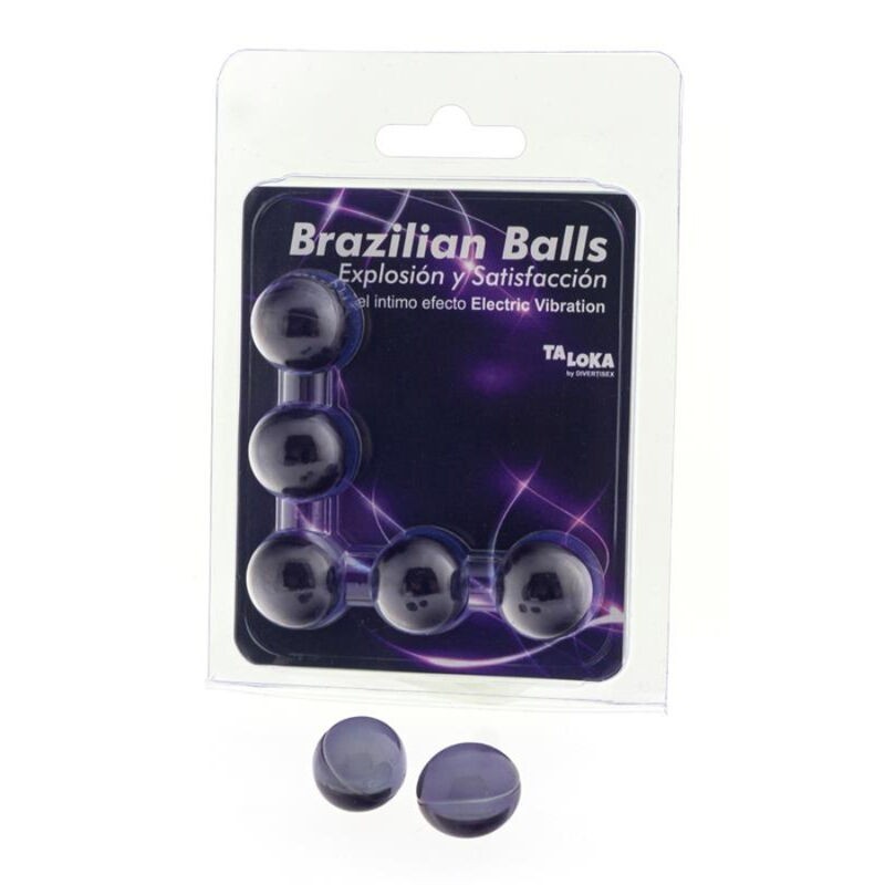 Brazilian Balls Gel Excitant Effet Vibration Électrique 5 Balls