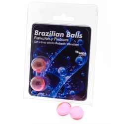 Brazilian Balls Gels Aizraujošs Vibrācijas Efekts Atsvaidzinošs 2 Bumbiņas