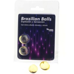 Brazilian Balls Gel Excitante Effekt Vibration Och Shock 2 Bollar