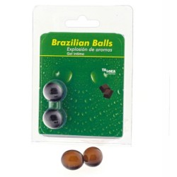 Brazilian Balls Gel Intim Ciocolată 2 Bile