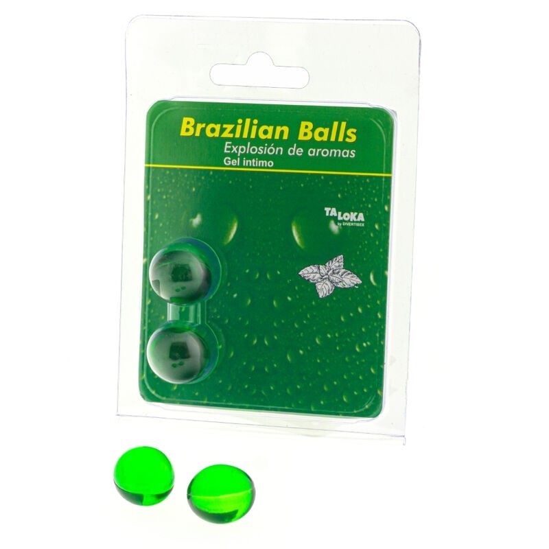 Brazilian Balls Menta Intim gél 2 golyó