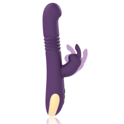 Bastian Rabbit Up & Down, Rotator & Vibrator Compatible Con Watchme Wireless Technology