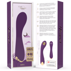Vibrador de ponto G Hansel Compatível com a Tecnologia Sem Fio Watchme