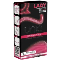 Lady Condom Preservativos Femeninos Con Liguero Sin Latex 3 Unidades