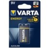 Energy Pilha Alcalina 9V Lr61 Blister*1