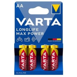 Max Power Pila Alcalina Aa Lr6 Blister*4