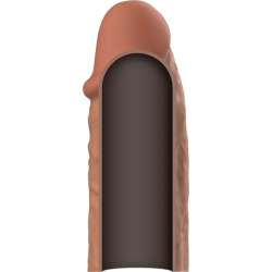 Extension De Pene Liquid Silicone V3 Marron