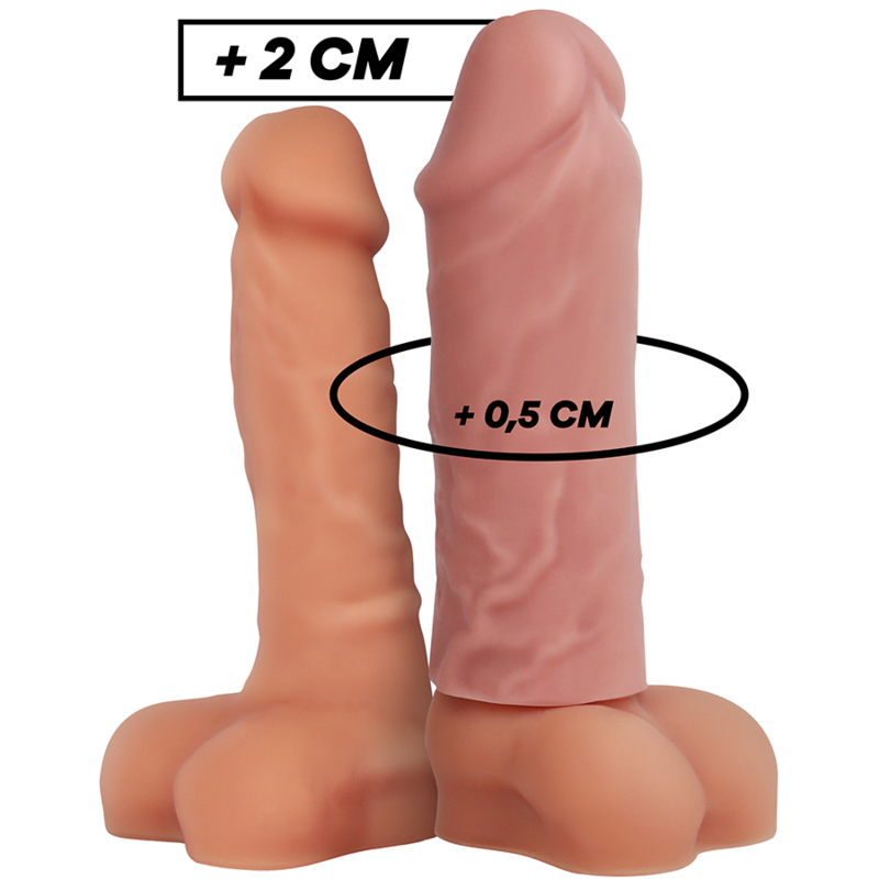 Produžetak za penis Liquid Silicone V3 Natural