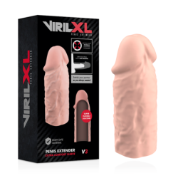 Dzimumlocekļa pagarinātājs Liquid Silicone V3 Natural