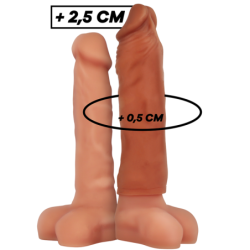 Extension De Pénis Silicone Liquide V5 Marron