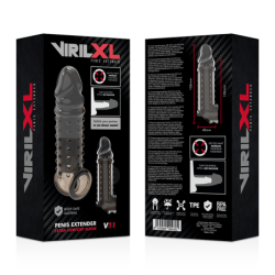 Prolunga e Guaina per Pene V11 Nera