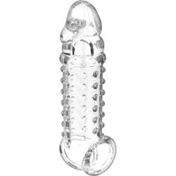 Prolunga e Guaina per Pene V11 Trasparente