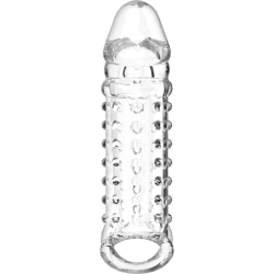 Prolunga e Guaina per Pene V11 Trasparente