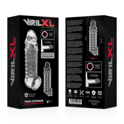 Nastavak i navlaka za penis V11 prozirna