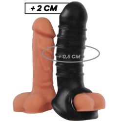 Nastavak i navlaka za penis V15 Crni