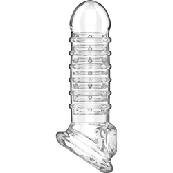 Prolunga e Guaina per Pene V15 Trasparente