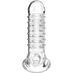 Prolunga e Guaina per Pene V15 Trasparente