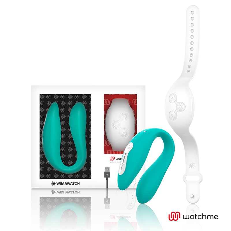 Vibrátor Dual Technology Watchme Akvamarínová / Sněhová Vibrátor Dual Technology Watchme Akvamarínová / Sněhová