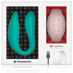 Dual Technology Vibrator Watchme Aqua Marina / Rosa