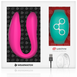 Dual Technology Watchme Vibrator Fuchsia / Aquamarin