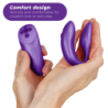 Chorus Vibromasseur Couples Avec Contrôle Squeeze Lila