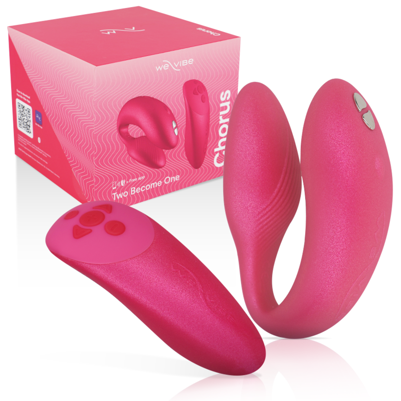 Chorus Vibrador Casais Com Controlo Squeeze Rosa