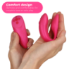 Chorus Vibrador Parejas Con Control Squeeze Rosa