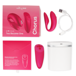 Chorus Vibrator za Pare Con Control Squeeze Roza